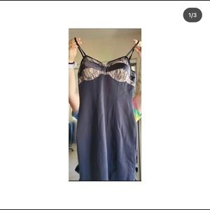 black lace bustier top dress